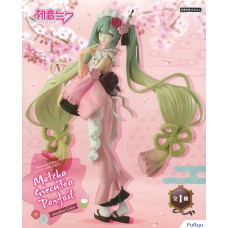 01-26199 Hatsune Miku Exeed Creative Figure Sweet Sweets - Matcha Parfait Sakura