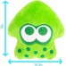 T12749 Club Mocchi Mocch Splatoon 2 Mega Neon Green Squid Plush Stuffed Toy