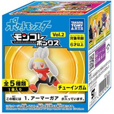 02-10760 Pokemon Sword And Shield Moncolle Vol. 2 Mini Figure Collection Blind Box Trading Figure (One Random)