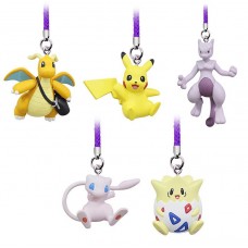 02-87674 Pokemon Netsuke Mascot Mewtwo Strikes Back Evolution Figure Mascot Strap 200y