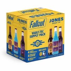 0X-21304 Jones Soda Co. Fallout Vault-Tec Supply Pack, 12 fl oz, 12-count