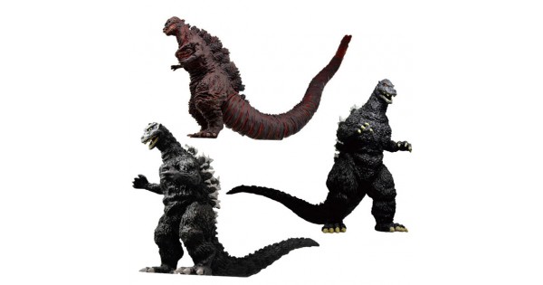 猩々童子 ライドライン FR 3枚(G0.G1.G2) Godzilla Figure XL Unbranded Sound Roaring Roar Light Up