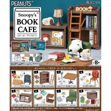 MS-25107 Re-Ment PEANUTS Snoopy's BOOK CAFÉ (One Random)