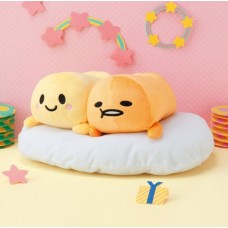 AMU-PRZ9142 Furyu Sanrio Gudetama and Gyudechama  Big Plush Doll