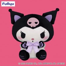 AMU-PRZ15822 Kuromi Black Cat Cosplay Birthday Super Big DX Plush